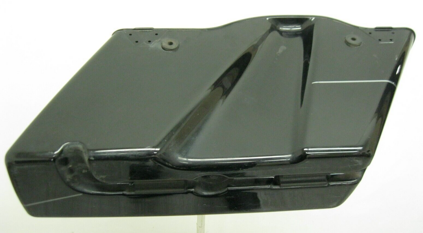 Harley-Davidson OEM LEFT 93-2013 Touring Saddlebag Black/Silver Stripe 90753-93