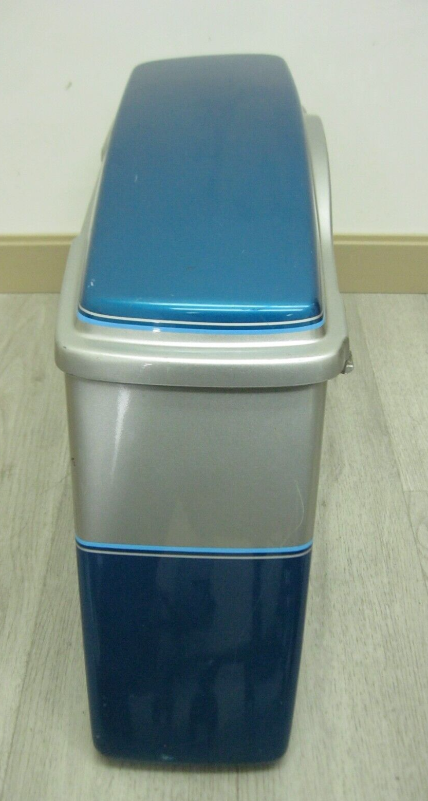 Harley-Davidson OEM LEFT 93-2013 Touring Saddlebag & Lid Blue & Silver 90753-93