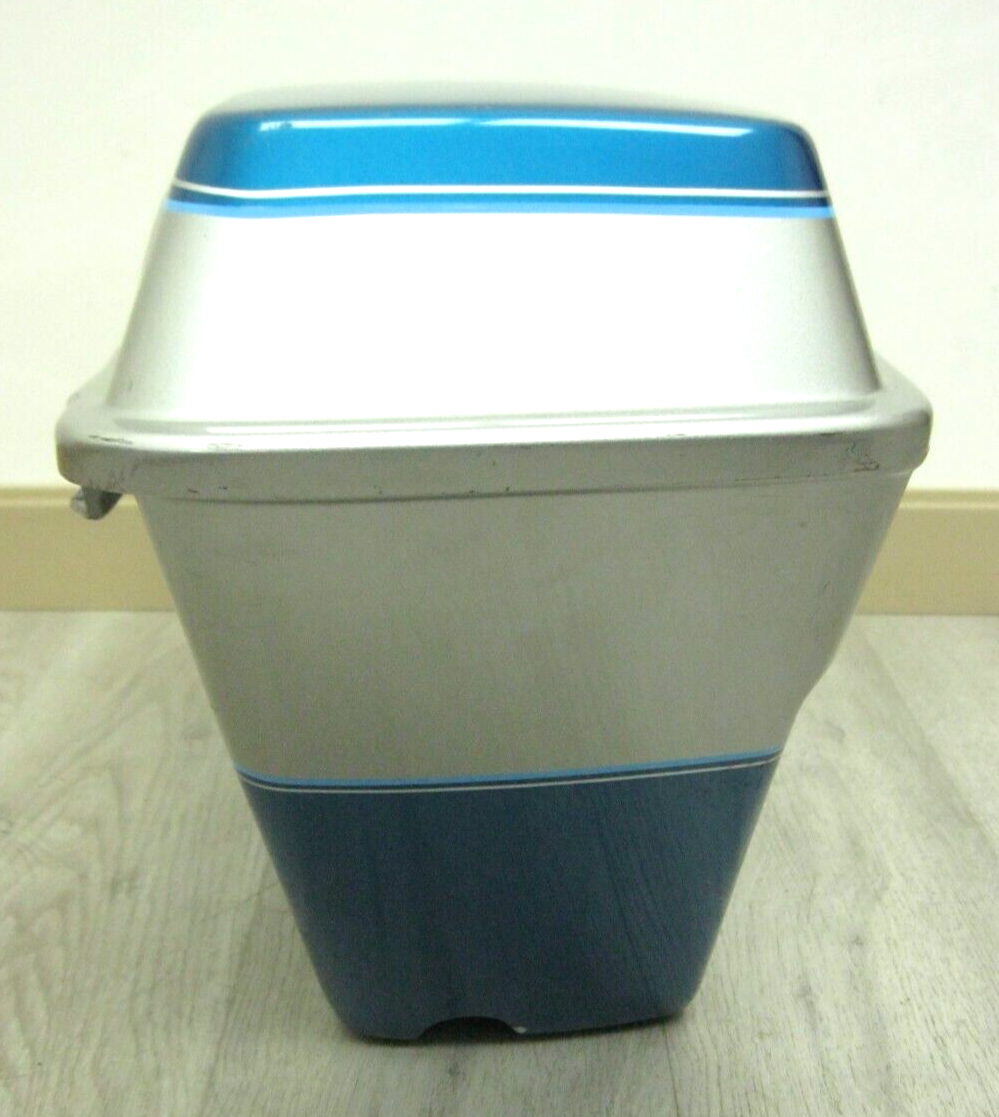 Harley-Davidson OEM LEFT 93-2013 Touring Saddlebag & Lid Blue & Silver 90753-93