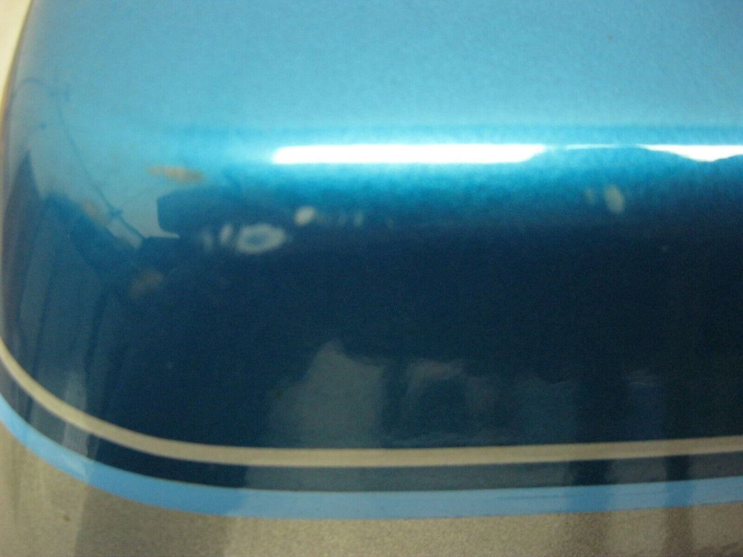 Harley-Davidson OEM LEFT 93-2013 Touring Saddlebag & Lid Blue & Silver 90753-93