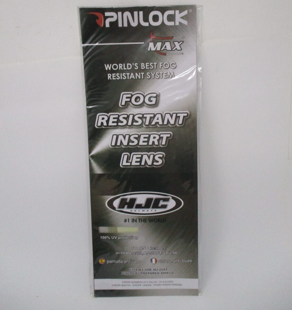 HJC Pinlock Fog Resistant Shield Insert Lens for HJ-20M HJ-20ST