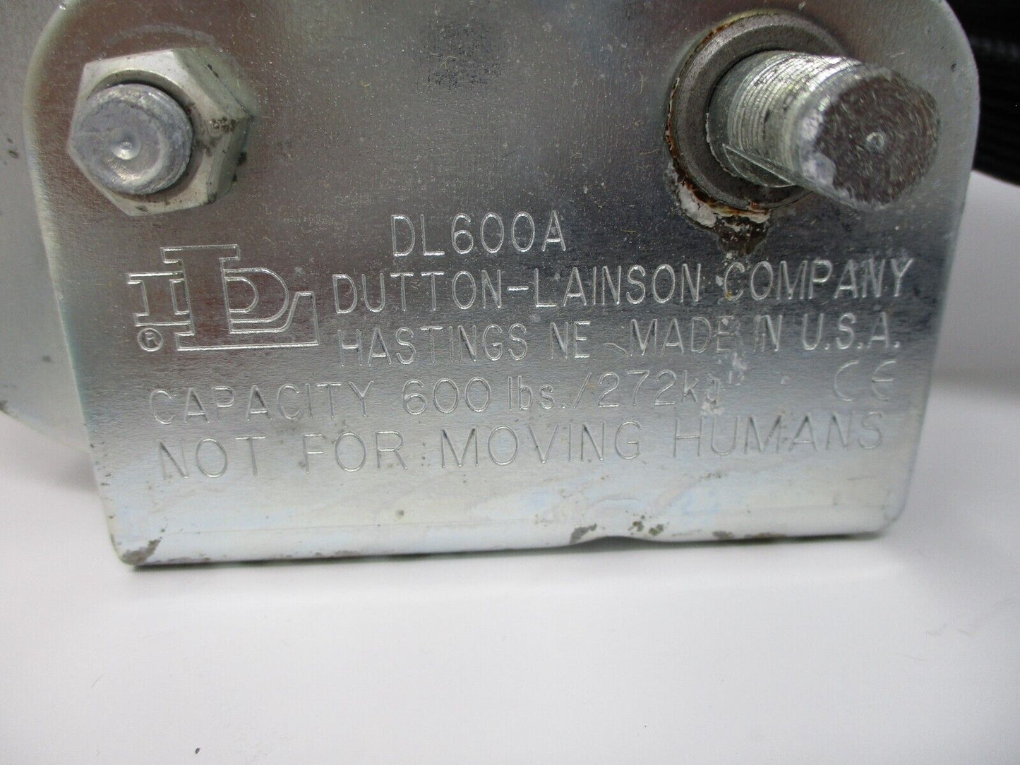 Dutton-Lainson+belt hook DL600A 600lbs Capacity Steel Pulling Hand Winch 5-1/2in