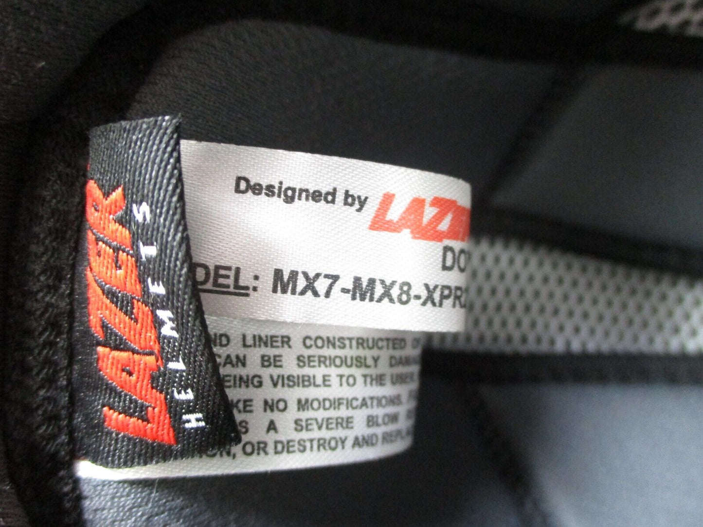 BRP LAZER Ski-Doo XP-R2 Carbon Light Original Helmet SIZE 55-56 cm MX7/XP-R2
