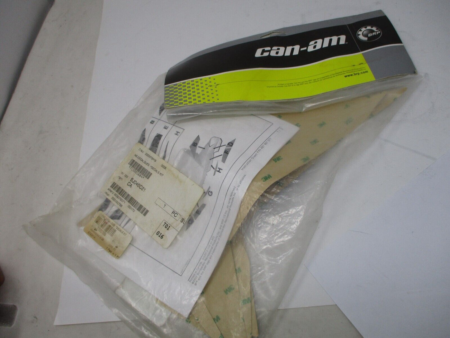 New Can-am Outlander Front Fairing Camo Decal Kit P/N 715001684 camouflage