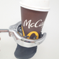 1" Handlebar Cup Holder Metal Drink Basket Fits Harley Davidson Custom