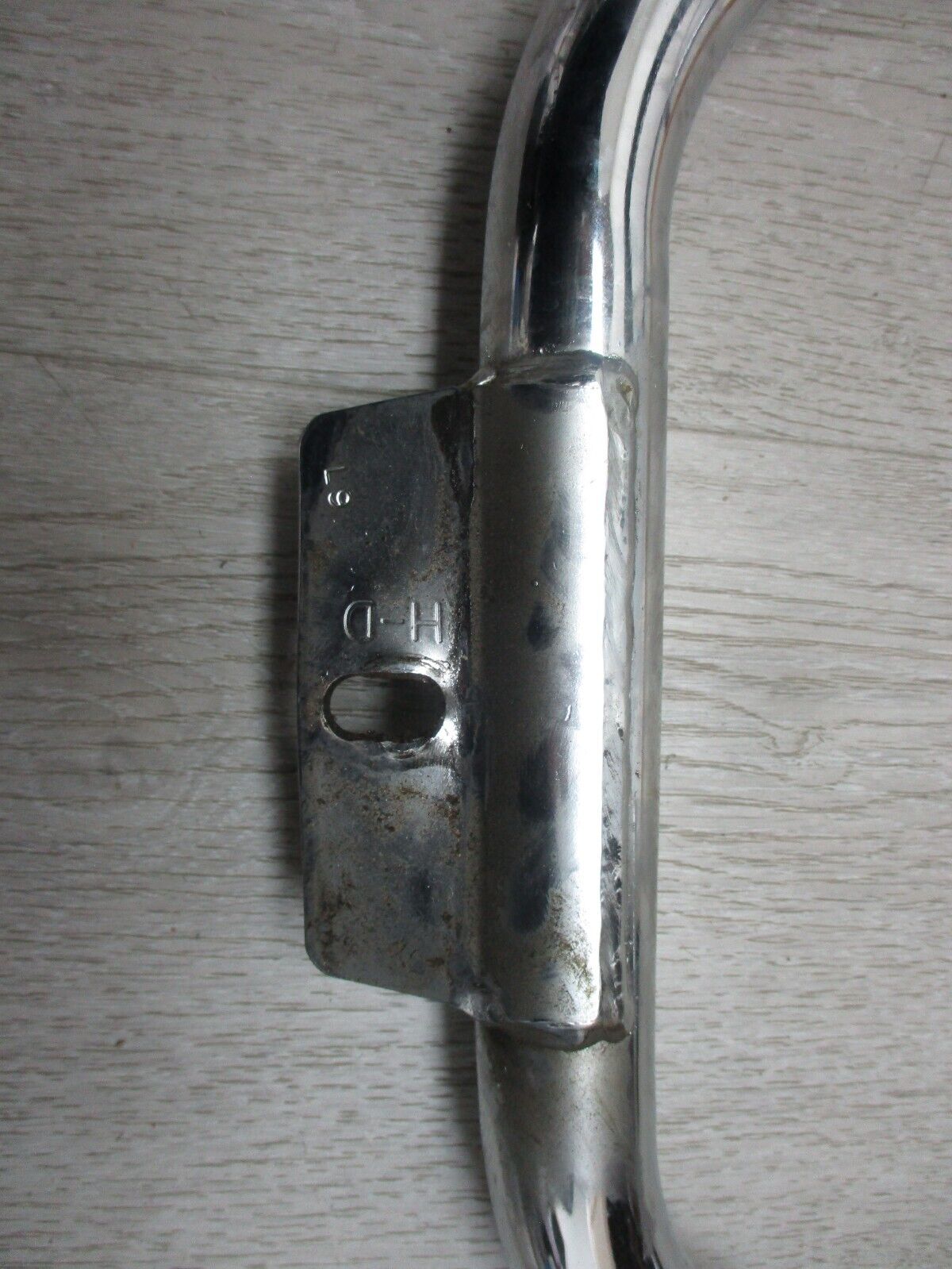 Front Highway Bar w/Pegs Harley 2000-up FLST (USED Crash for Restore)