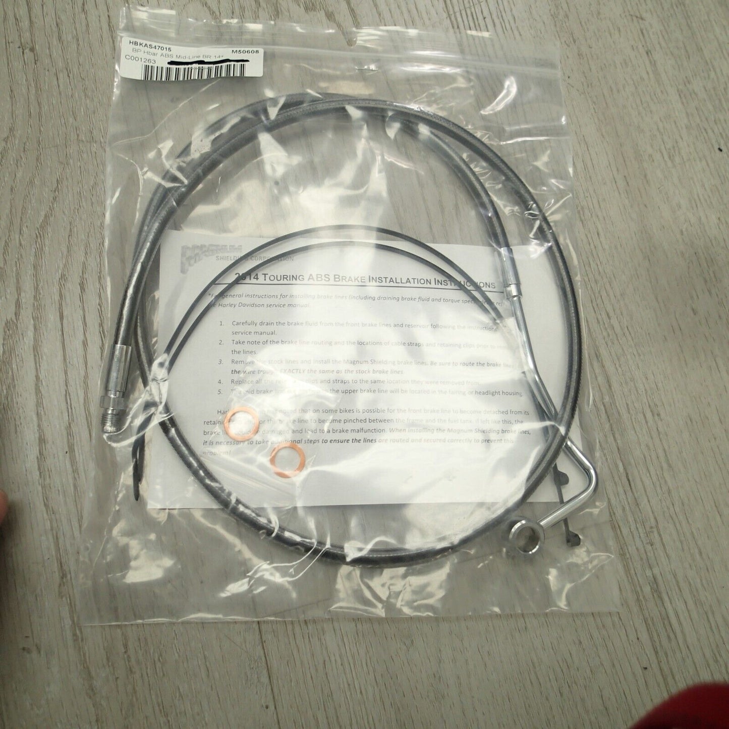 Magnum Control Cable Kit - Black Pearl™ for Harley-Davidson 487872