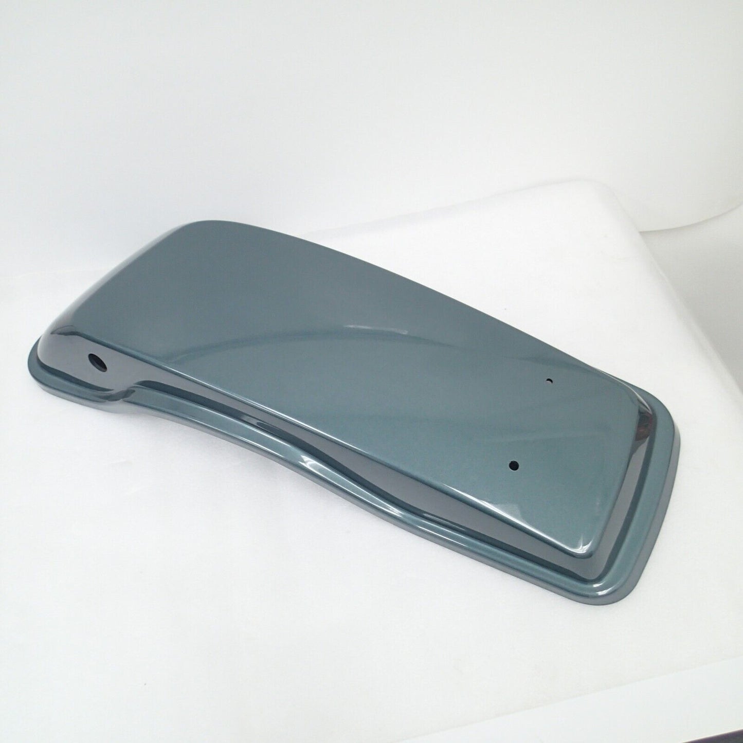 HARLEY DAVIDSON GLIDE RH Saddlebag Lid Silver Pine 90201056EOR (Holes Drilled)