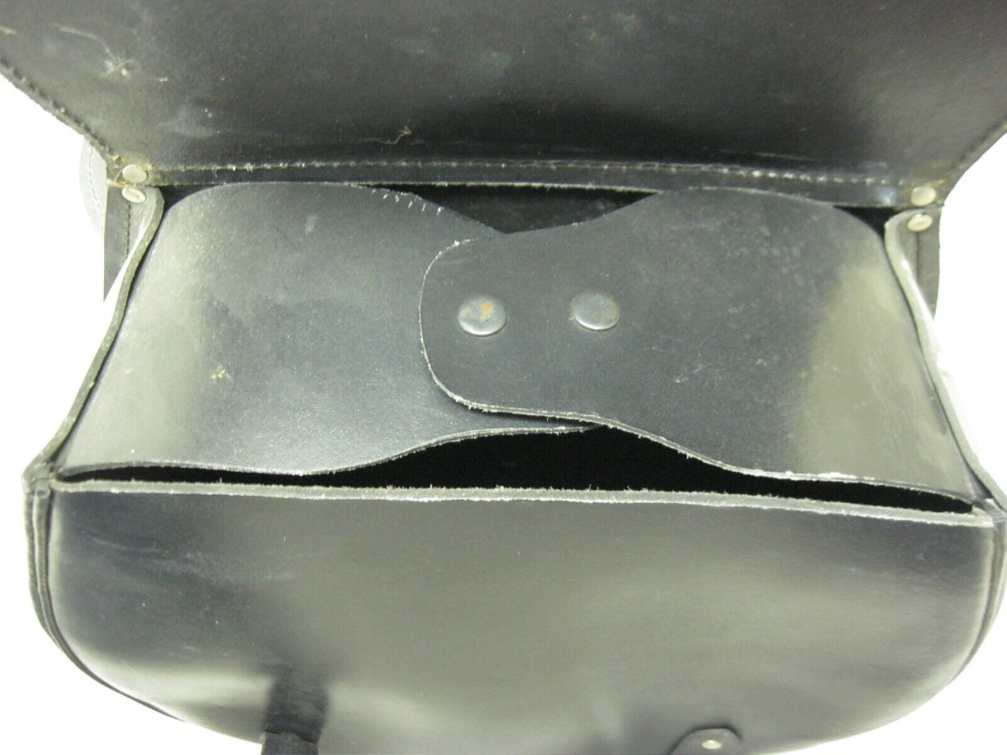 Unbranded Western Style Universal Saddlebags with Cow Hide Inlay