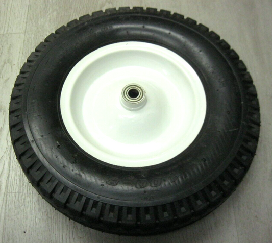 Unbranded 4.00-8 Wheelbarrow Tire Assembly for a 5/8" Axle & Max Load 550 Lbs