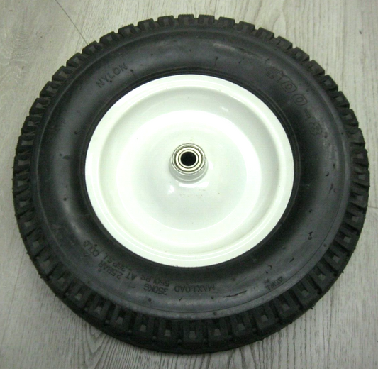 Unbranded 4.00-8 Wheelbarrow Tire Assembly for a 5/8" Axle & Max Load 550 Lbs