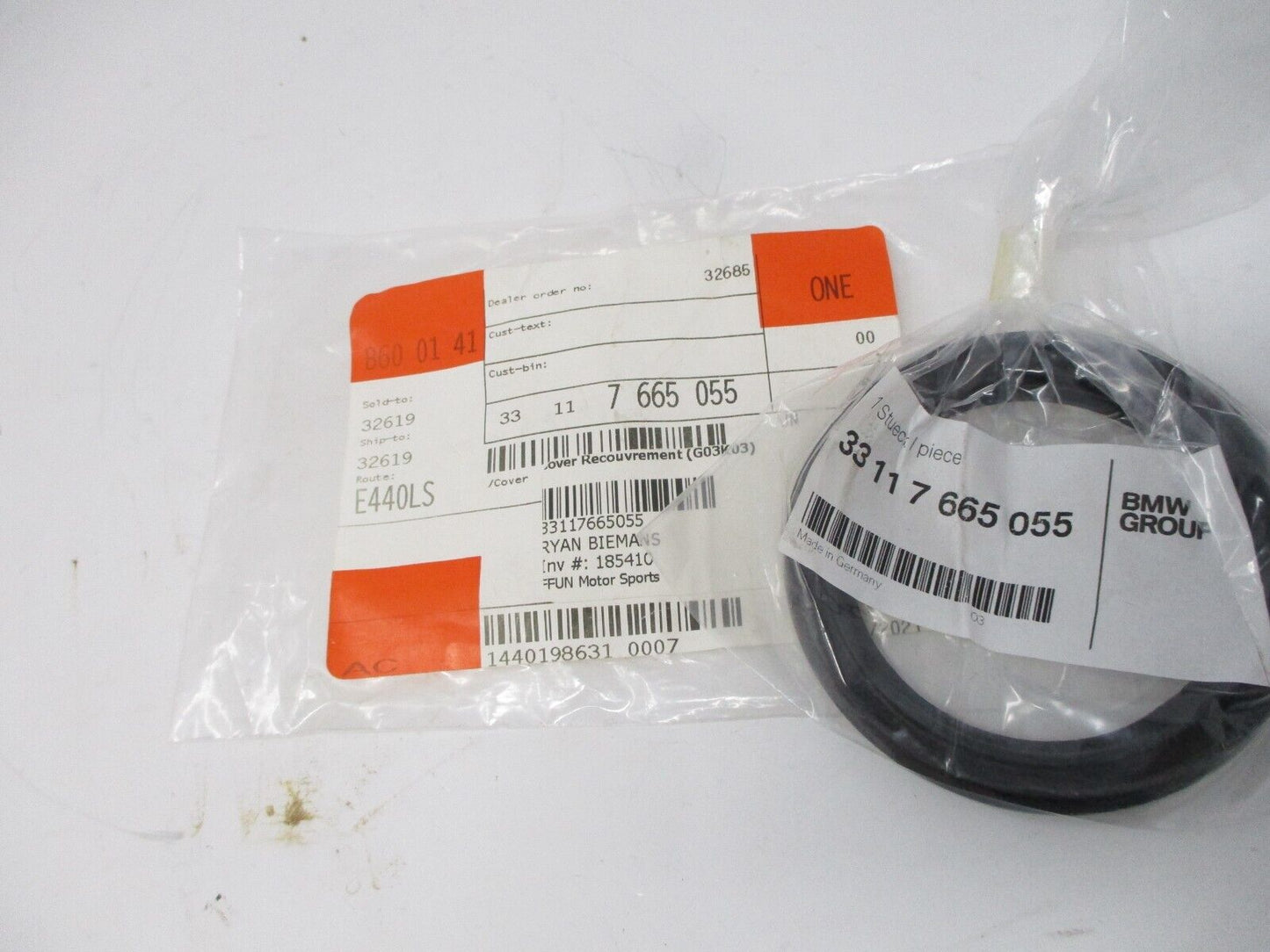 BMW K25-K26-K29-K21-K33 gearbox bearing cover NEW GENUINE 33117665055