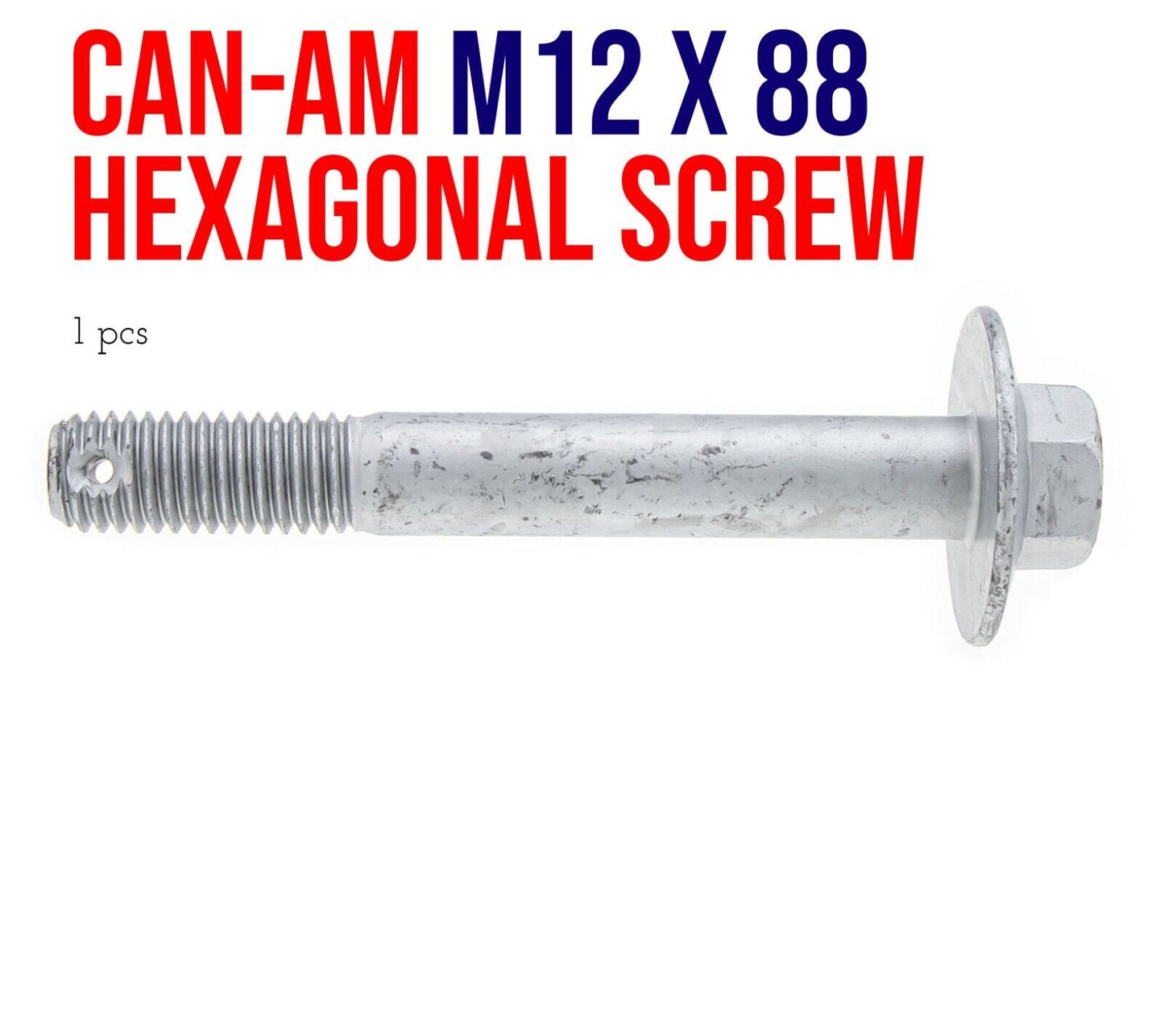 BRP 250001029 Can-Am M12 x 88 Hexagonal Screw Commander 1000R 800R Max EFI UTV