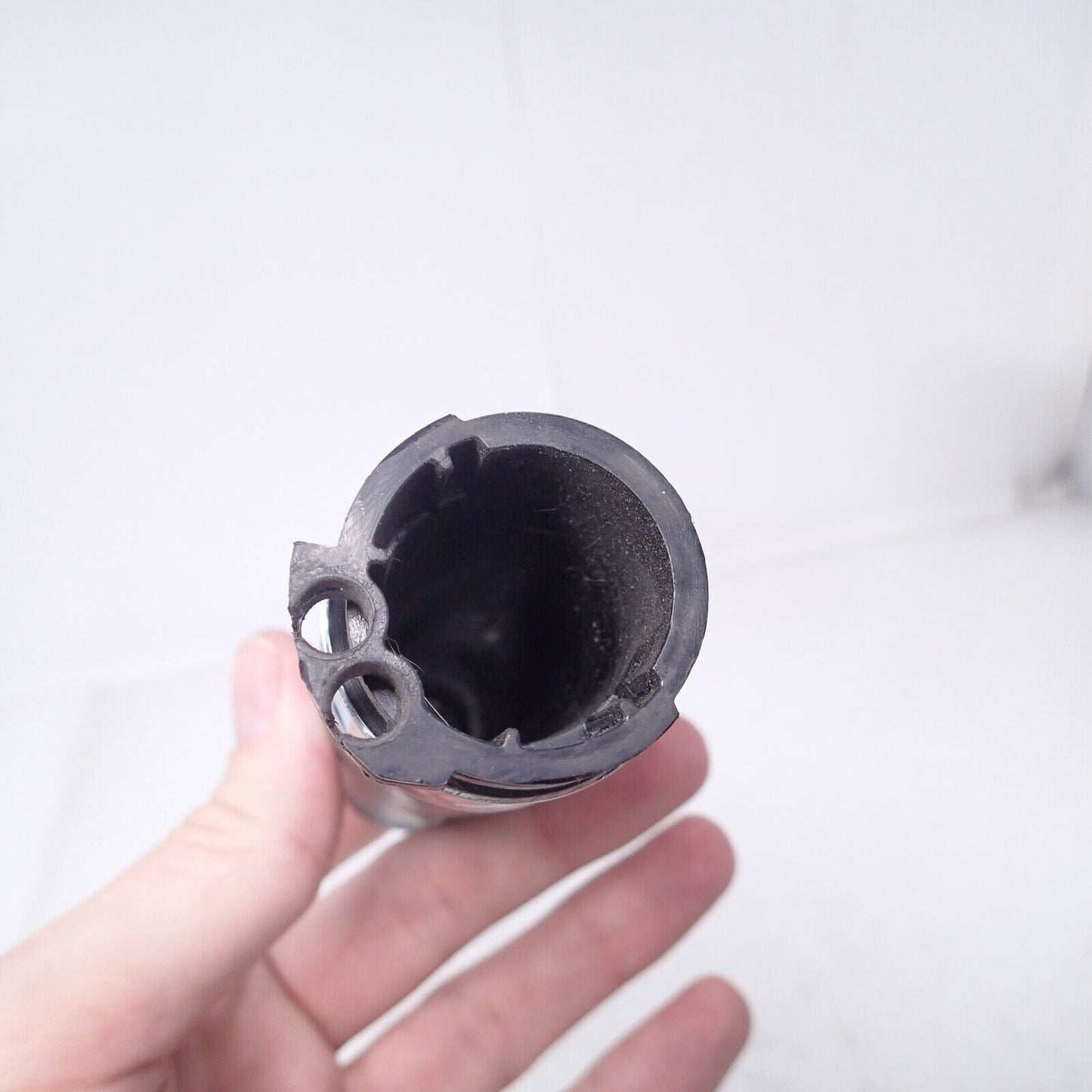 56799-04 96-UP Harley Davidson Dyna Softail CONTOURED CHROME RUBBER GRIP Clutch