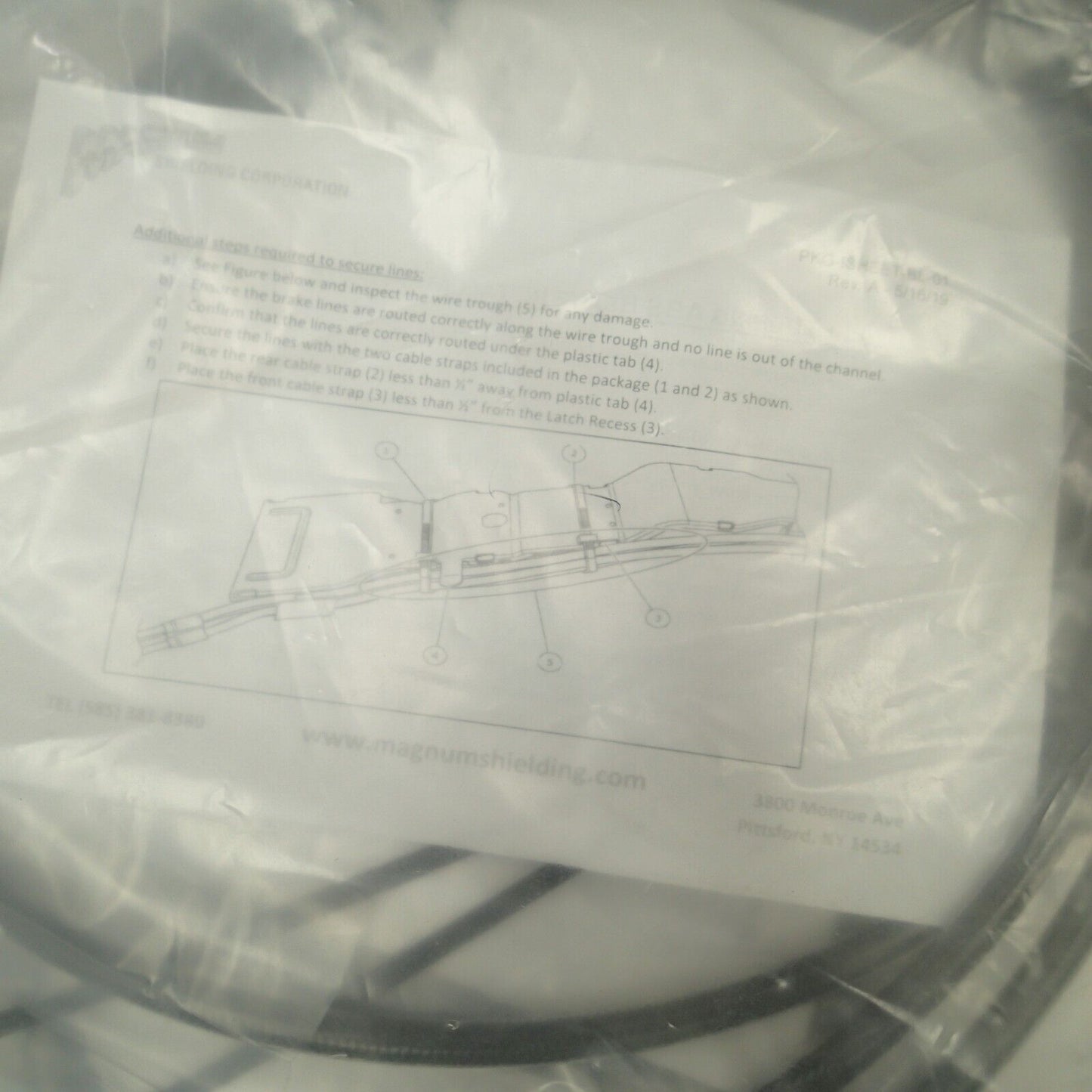 Magnum Control Cable Kit - Black Pearl™ for Harley-Davidson 487973