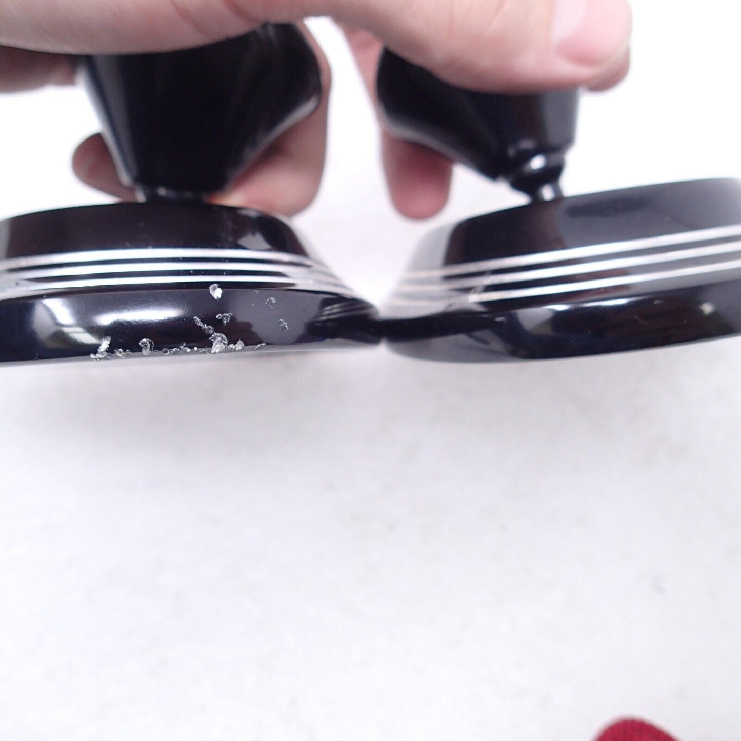 Edge Cut Tapered Fairing Mount Mirrors 56000099A USED