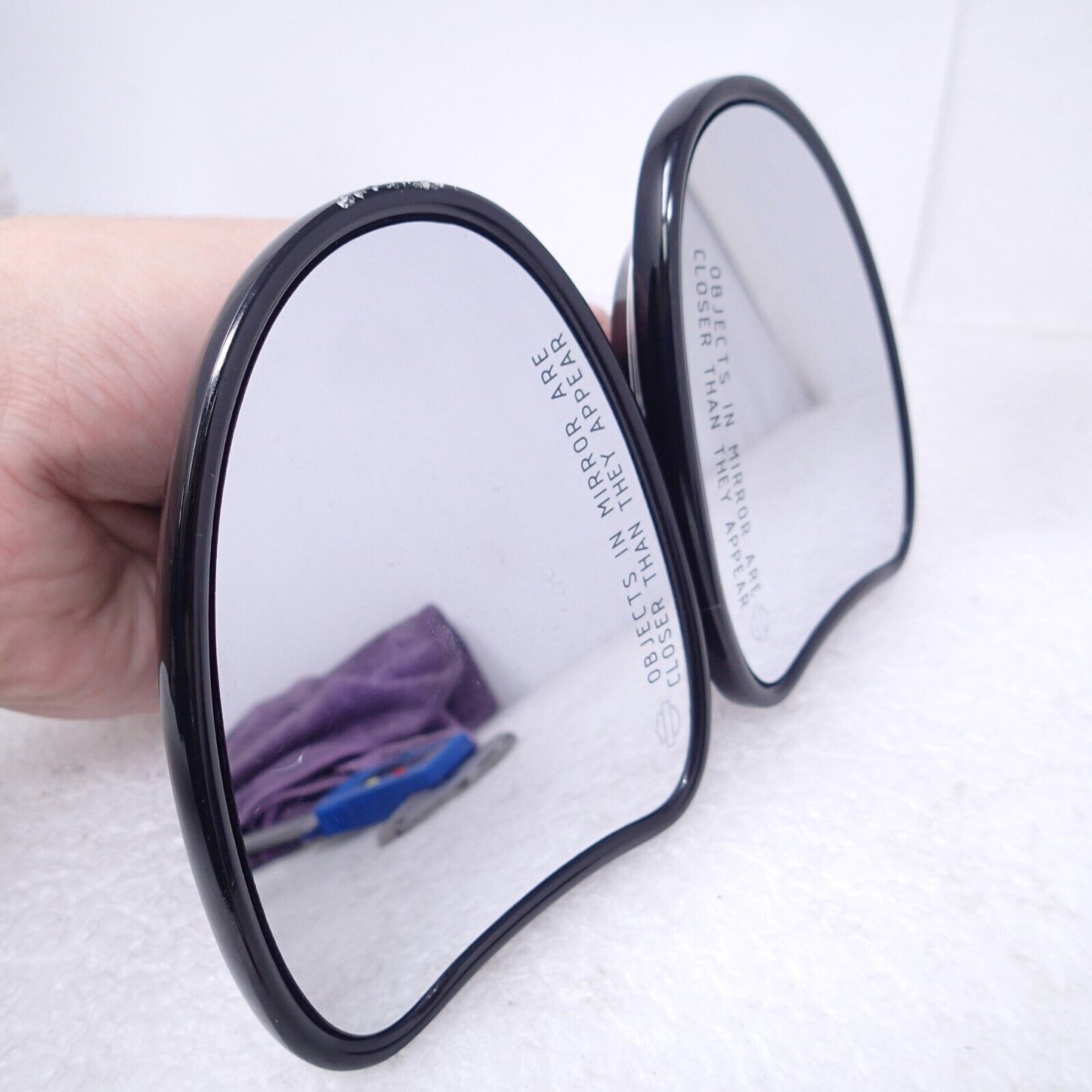 Edge Cut Tapered Fairing Mount Mirrors 56000099A USED