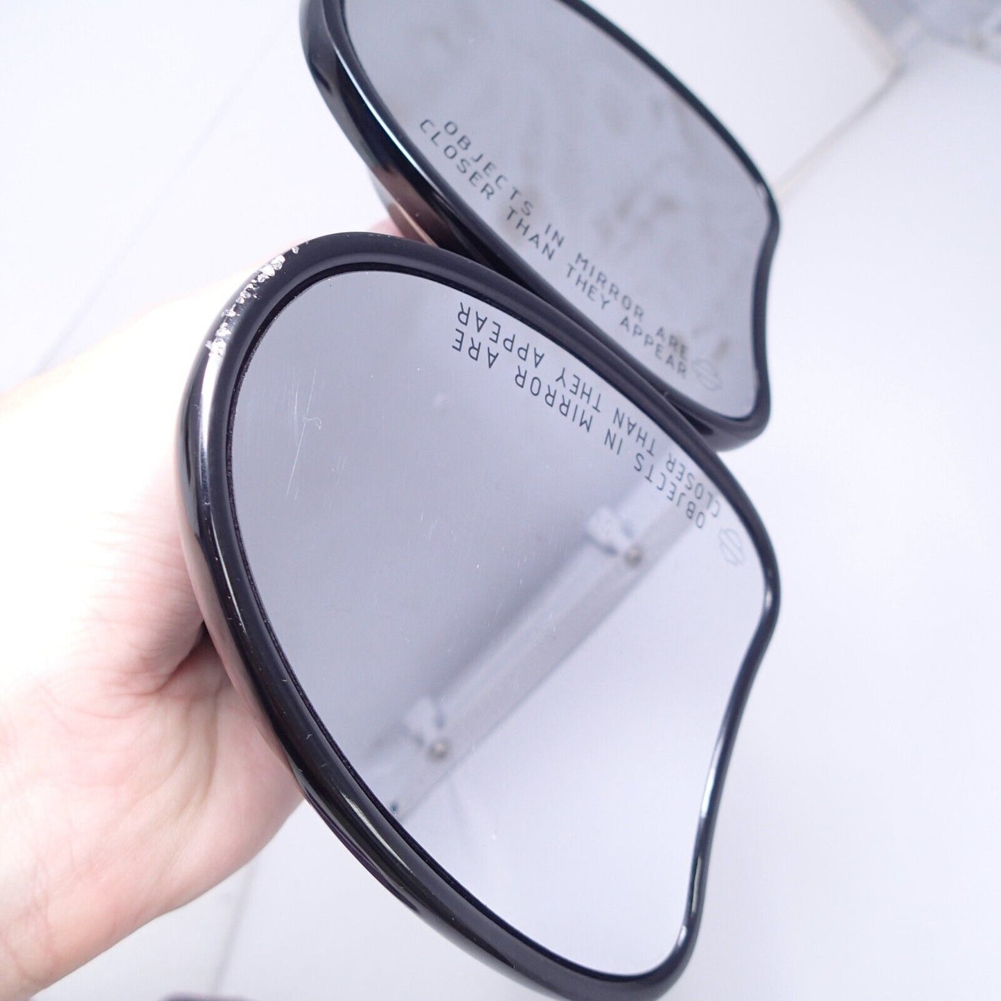 Edge Cut Tapered Fairing Mount Mirrors 56000099A USED