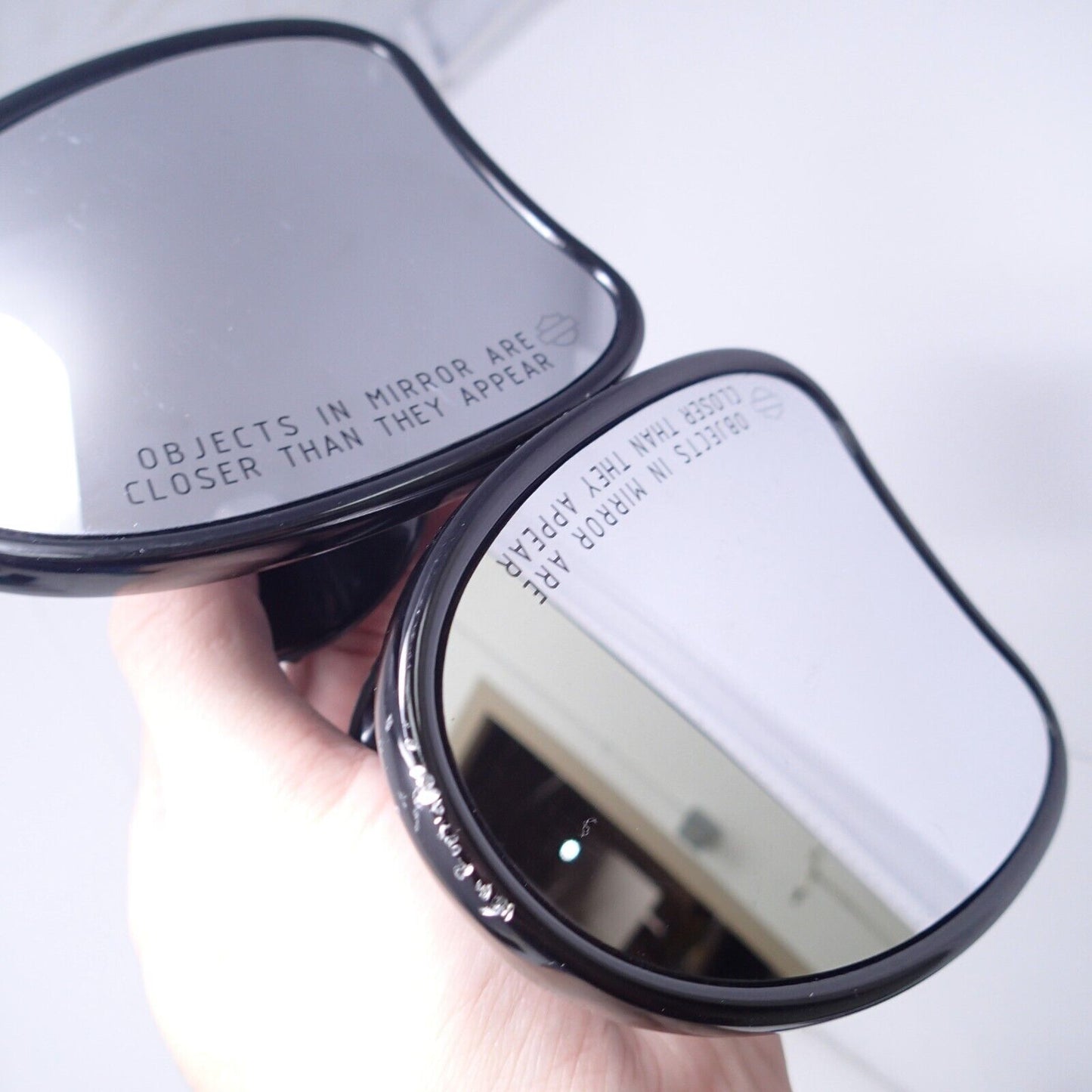 Edge Cut Tapered Fairing Mount Mirrors 56000099A USED