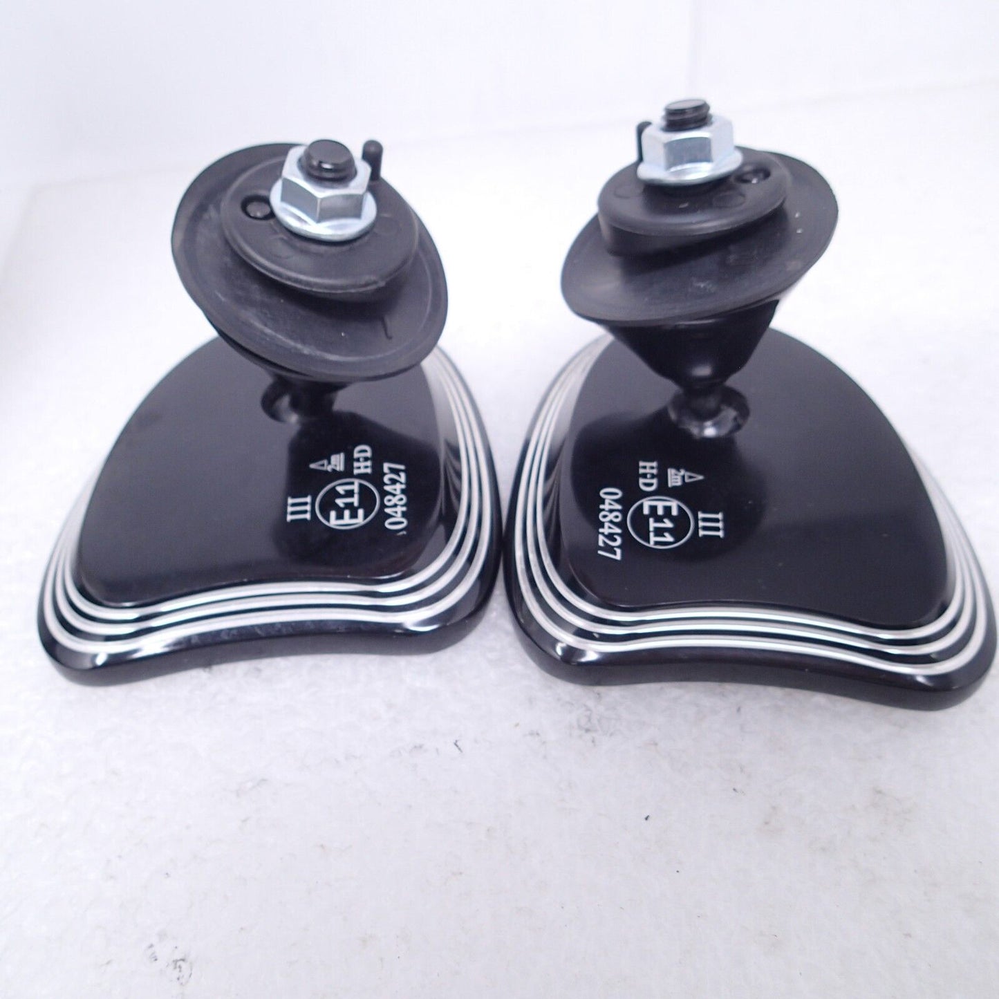 Edge Cut Tapered Fairing Mount Mirrors 56000099A USED