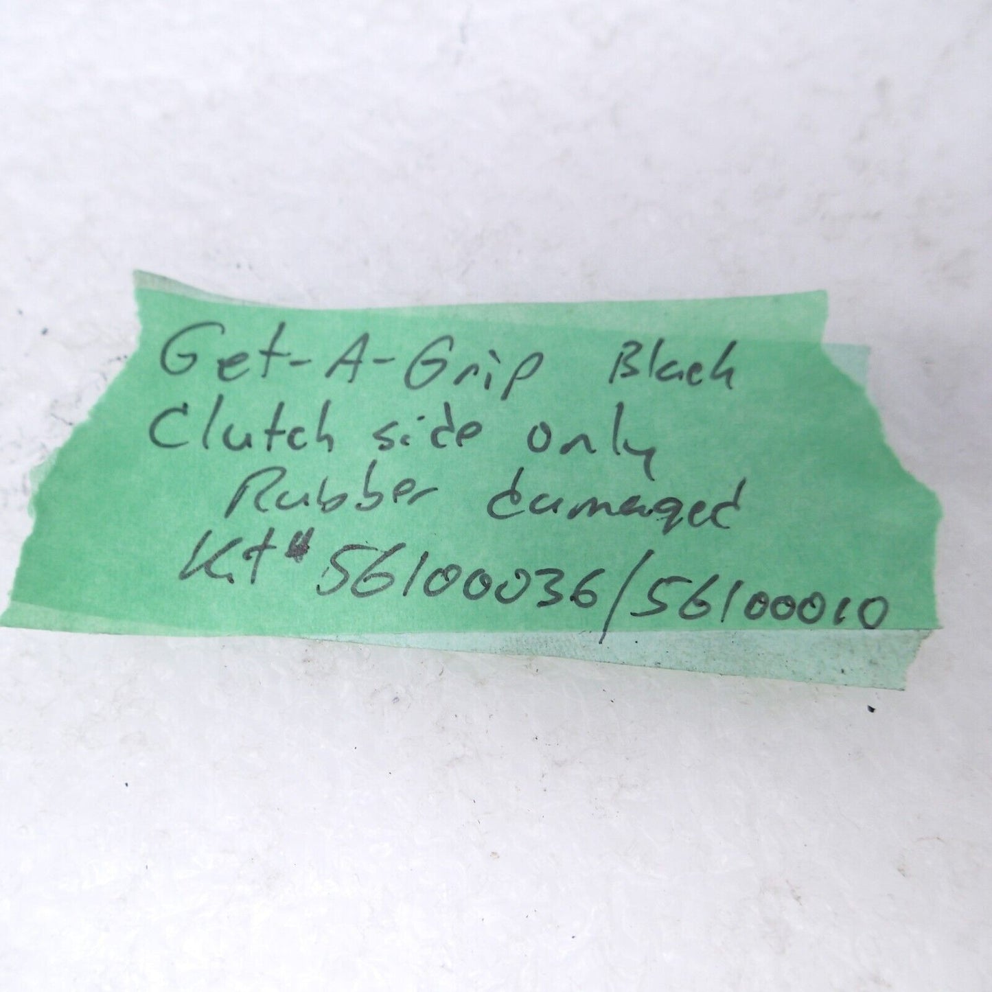 Get-A-Grip Hand Grip Clutch side only Rubber damaged (FROM 56100036)