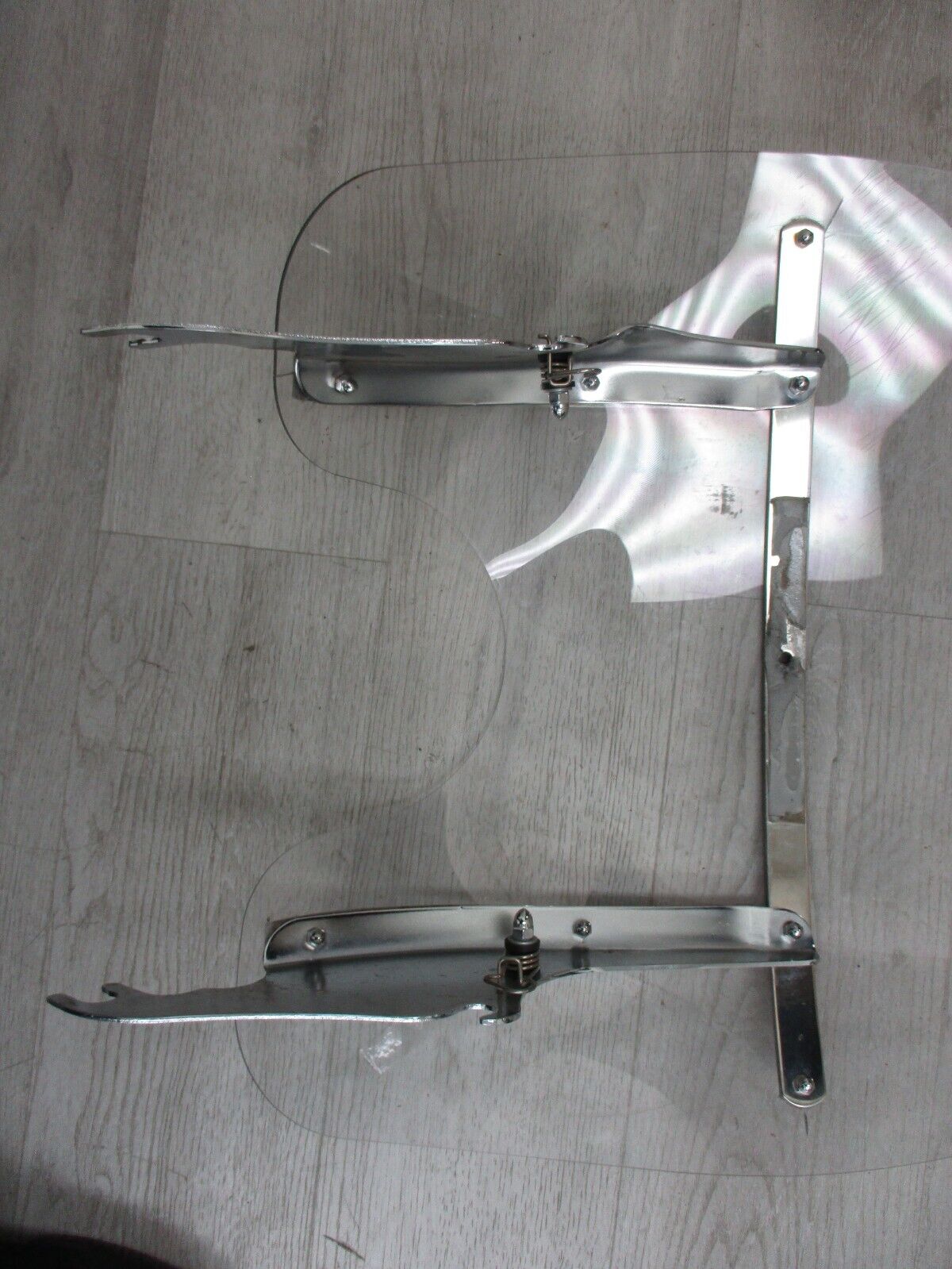 17" Harley Davidson Quick Release Compact Windshield (post-accident)