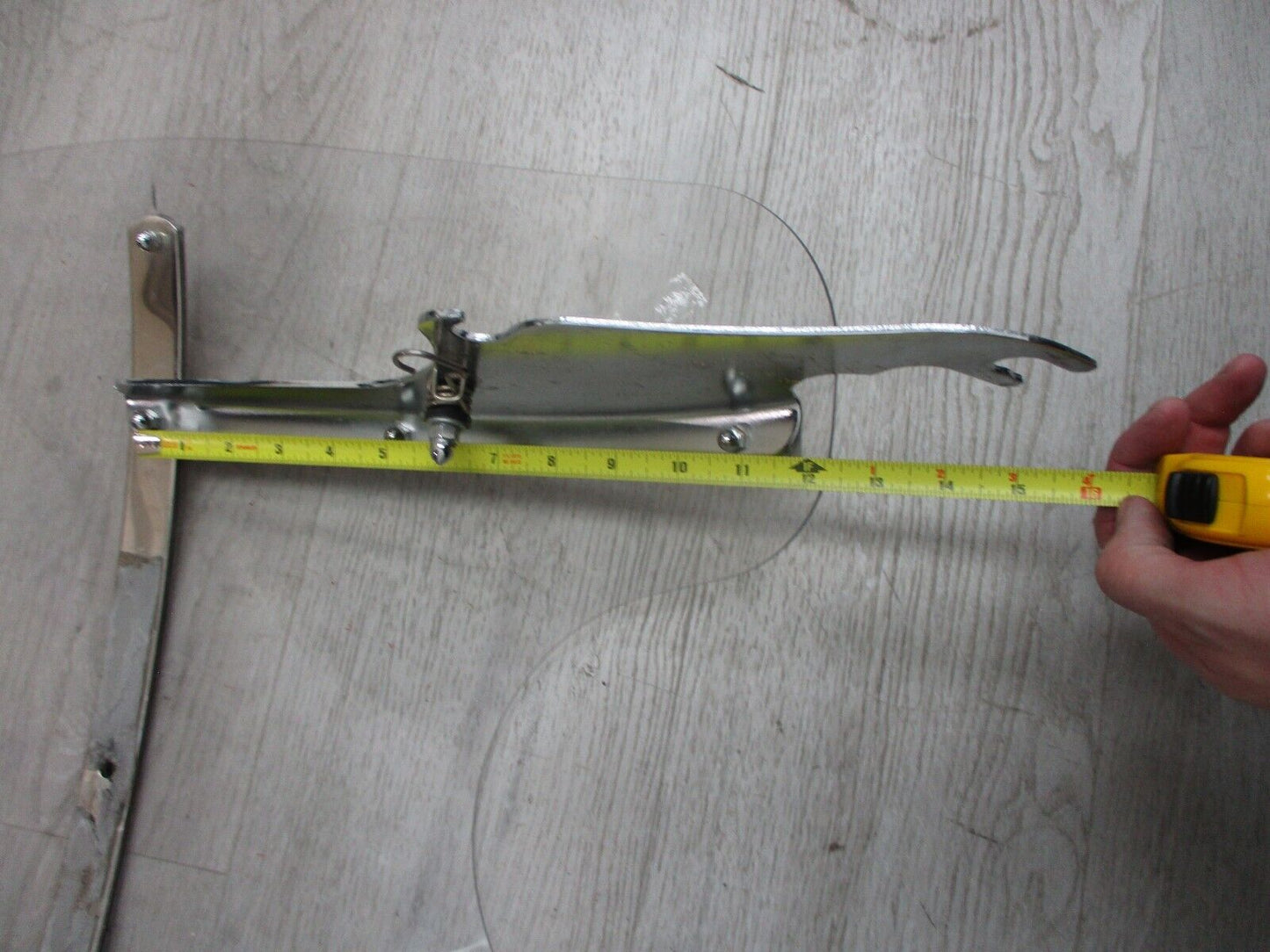 17" Harley Davidson Quick Release Compact Windshield (post-accident)