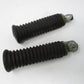 Harley OEM Softail Sportster Dyna Rubber Passenger Footpeg Pegs Pair 33048-72