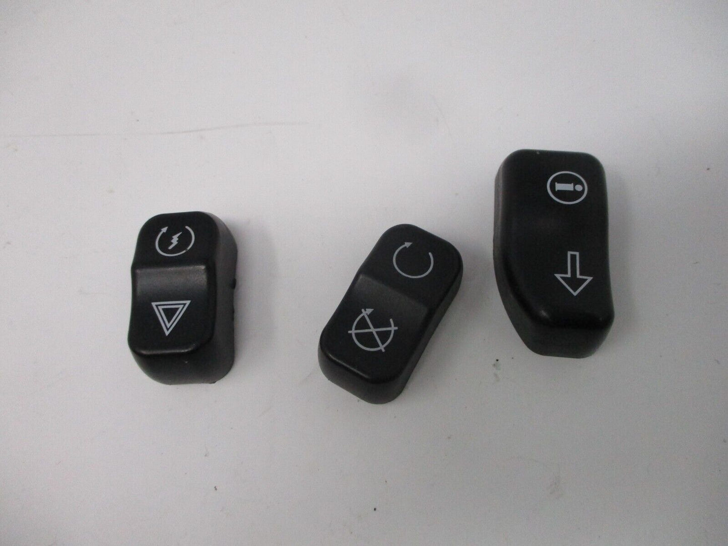 Lot of 3Harley Davidson Handlebar Switch Assembly Buttons Black