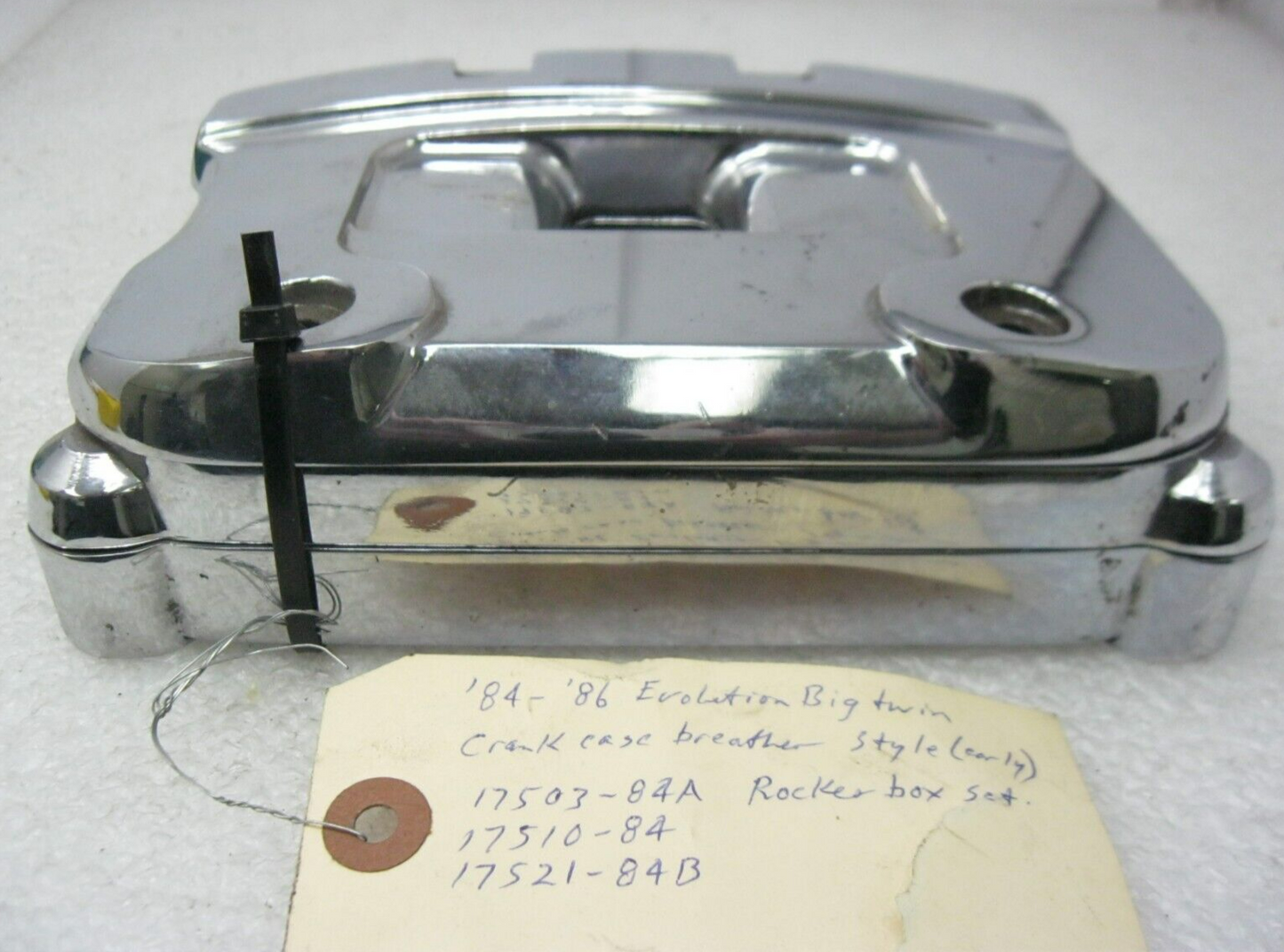 Harley-Davidson OEM  84-91 EVO Rocker Cover Upper, Lower, Spacer Set 17503-84A