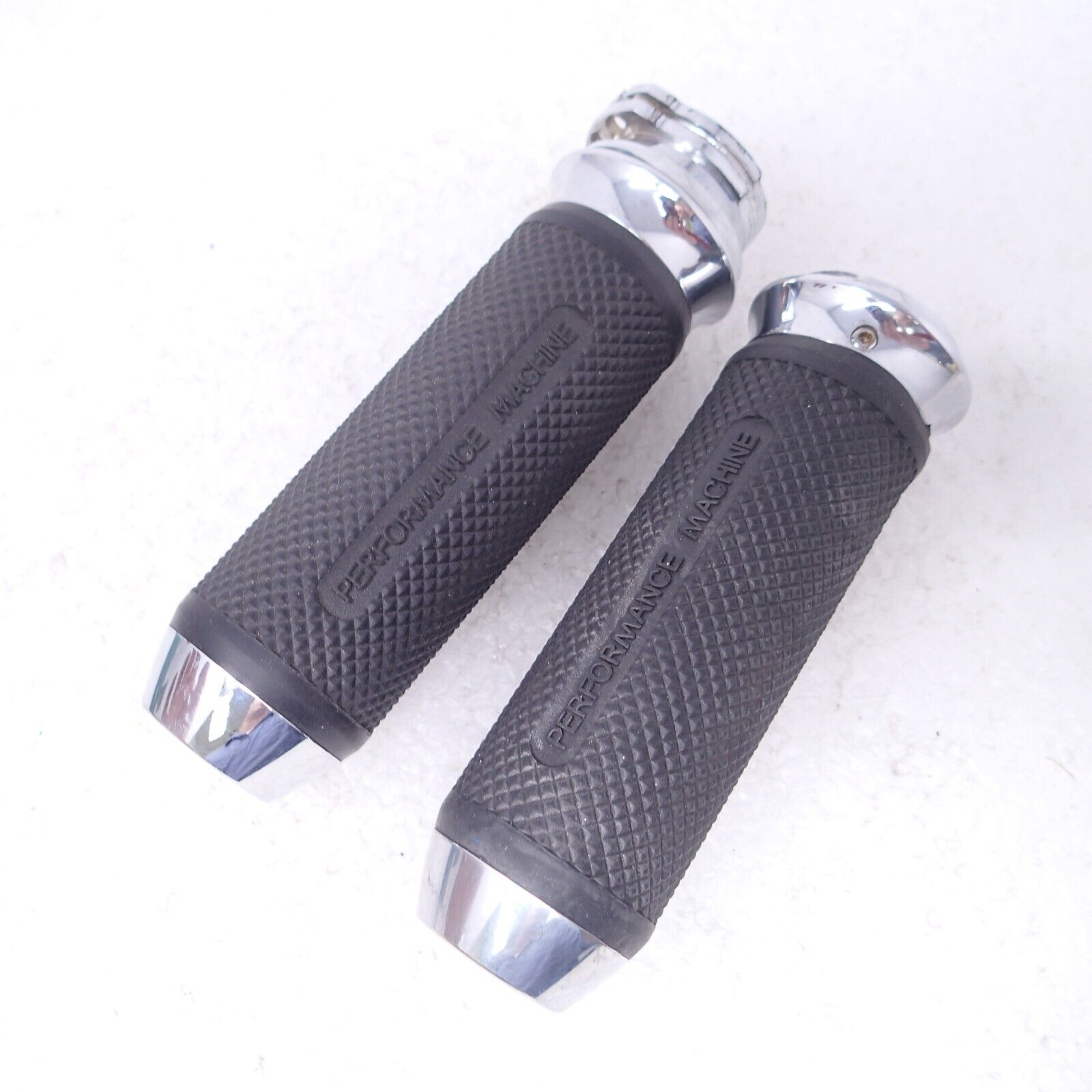 Harley Performance Machine “Dash” '82 Up Chrome Dual Cable Grip Set 00 ...