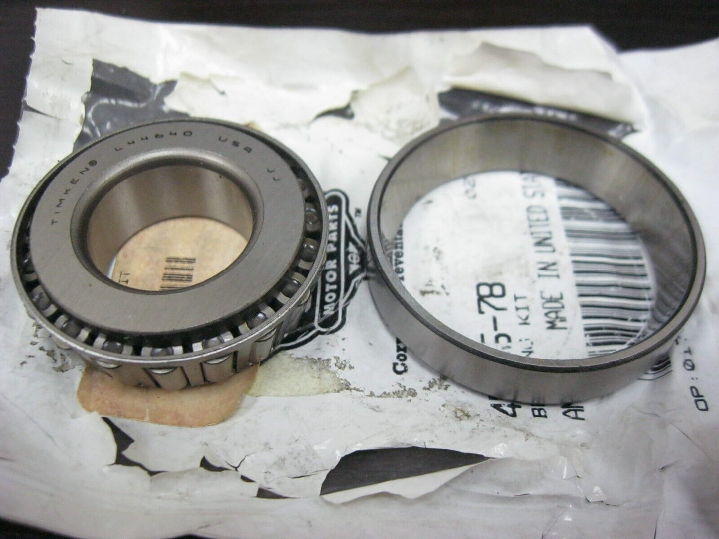 Harley-Davidson OEM 79-85 Sportster Steering Head Bearing & Cone 45586-78