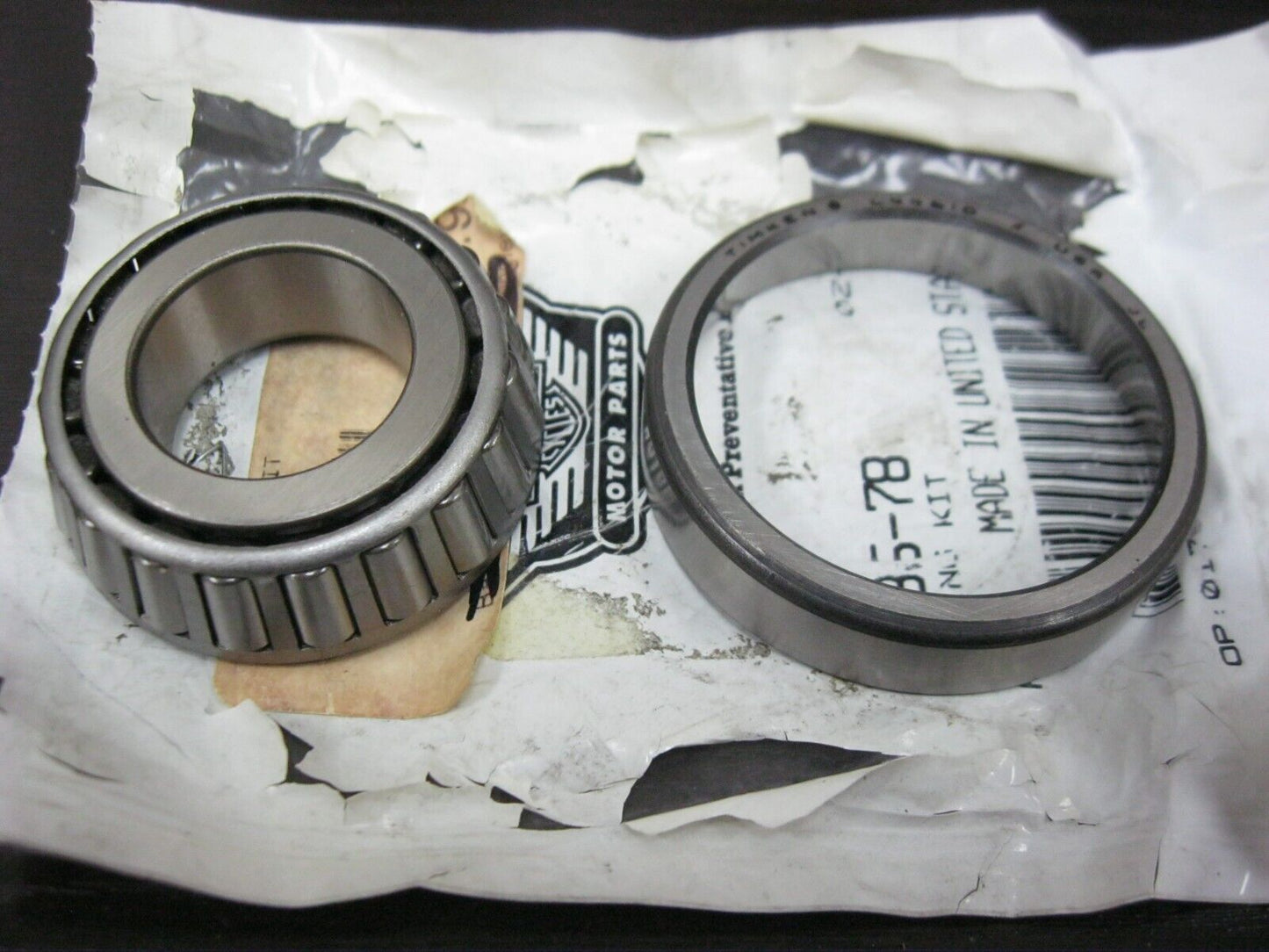 Harley-Davidson OEM 79-85 Sportster Steering Head Bearing & Cone 45586-78