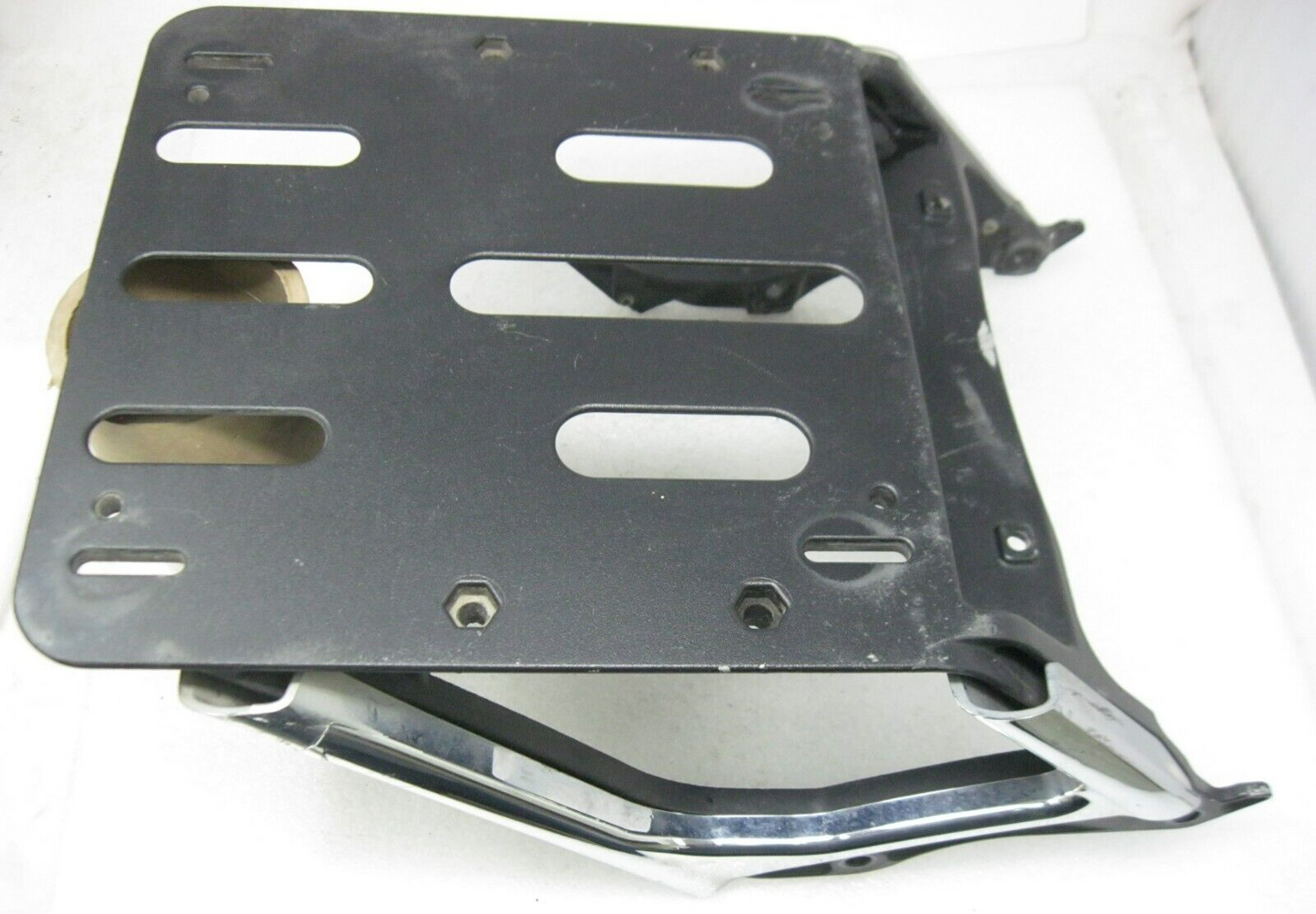 Black Unbranded Unknown Fitment Motorcycle Luggage Rack