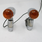 EMGO Bullet Marker Lights Buffalo 61-73192 +Clamp Amber LED Mini Bullets Turn