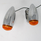 EMGO Bullet Marker Lights Buffalo 61-73192 +Clamp Amber LED Mini Bullets Turn