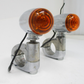 EMGO Bullet Marker Lights Buffalo 61-73192 +Clamp Amber LED Mini Bullets Turn