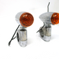 EMGO Bullet Marker Lights Buffalo 61-73192 +Clamp Amber LED Mini Bullets Turn