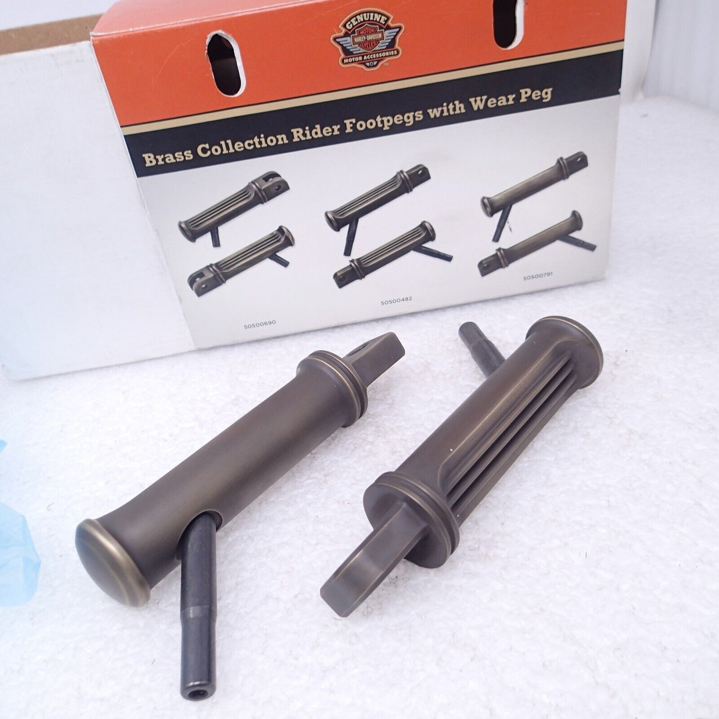 HARLEY NEW BRASS RIDER FOOTPEG 16 & LATER XL  50500791