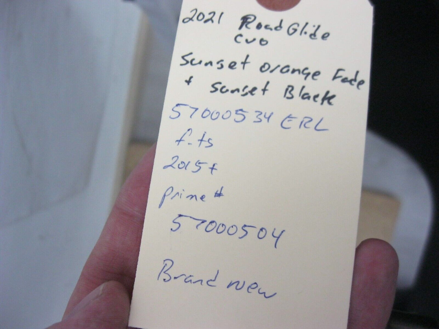 Outer Fairing 202 Road Glide CVO Sunset orange Fade 57000534 ERL prime 57000504