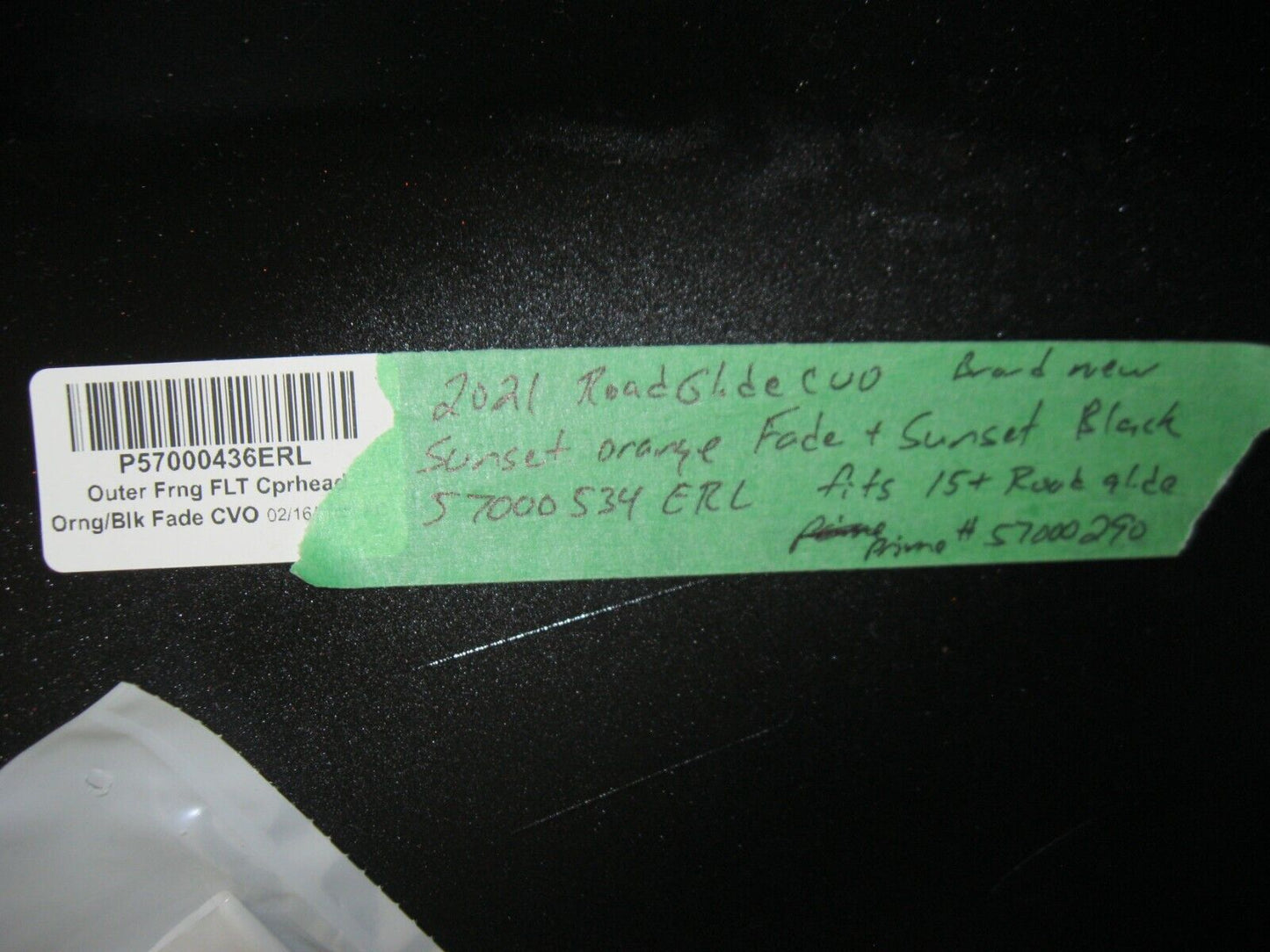 Outer Fairing 202 Road Glide CVO Sunset orange Fade 57000534 ERL prime 57000504