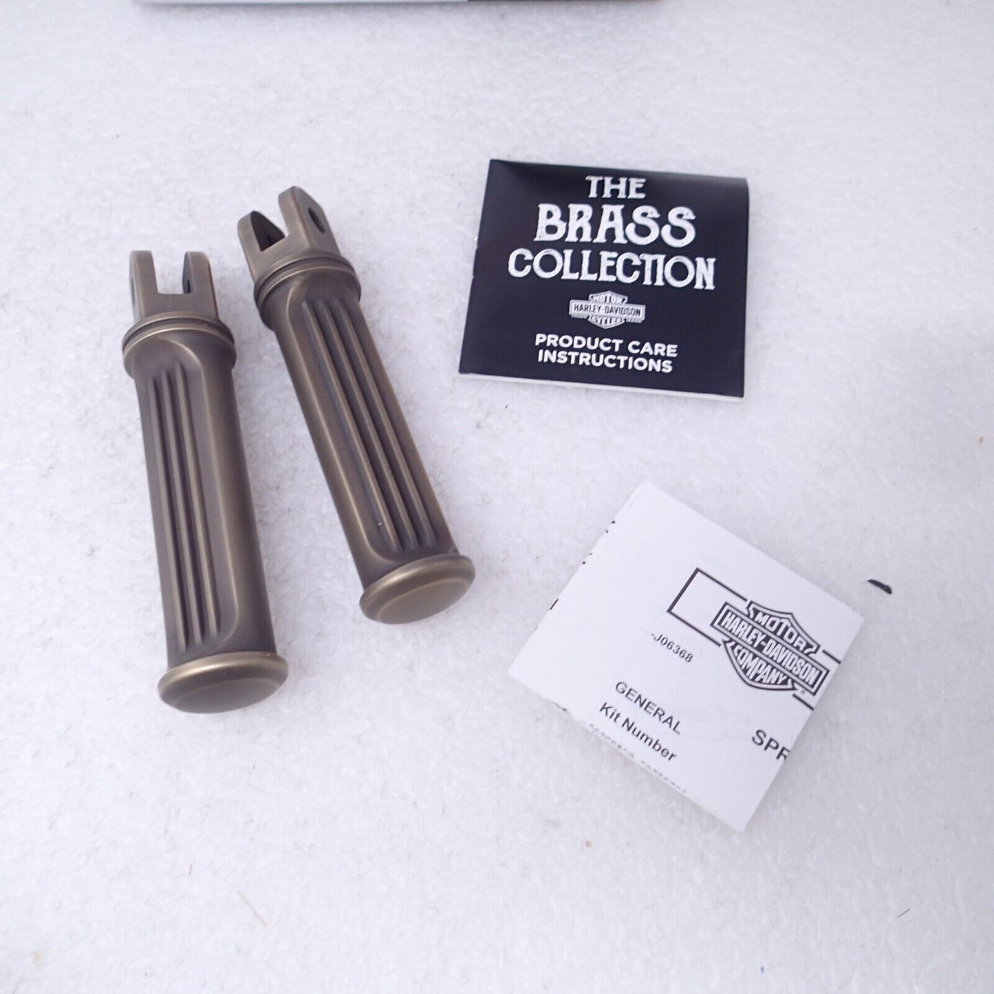 Brass  Passenger  Foot Pegs  Harley-Davidson 18 & LATER FXBB & FXLR  50500709