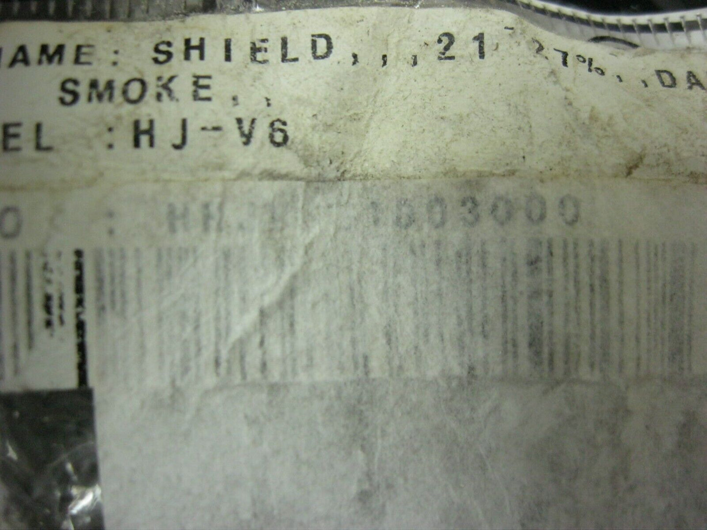 HJC HJ-V6 CS-2N Replacement Shield (Dark Smoke) HHJV6G1003000