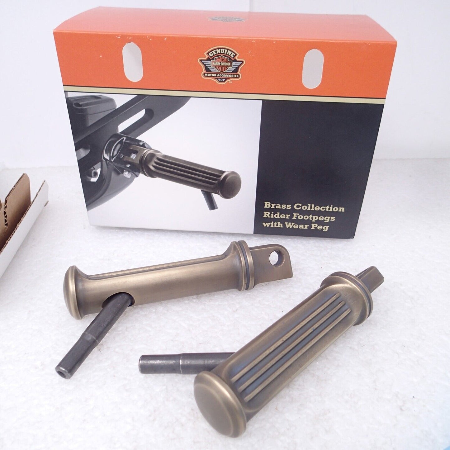 Brass Highway Passenger  Foot Pegs  Harley-Davidson 11 & LATER XL 50500482