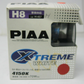 PIAA H8 Xtreme White 35W=70W Halogen Bulb (SINGLE BULB)  18235