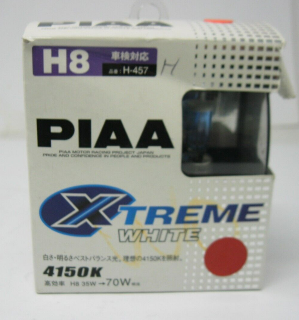 PIAA H8 Xtreme White 35W=70W Halogen Bulb (SINGLE BULB)  18235