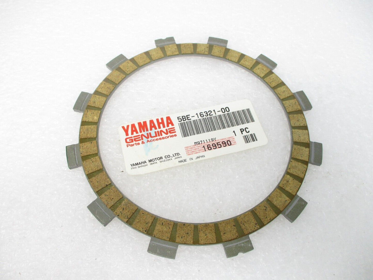NOS Yamaha OEM Friction Plate 1998-2000 WR400 F 1998-1999 YZ400 F 5BE-16321-00