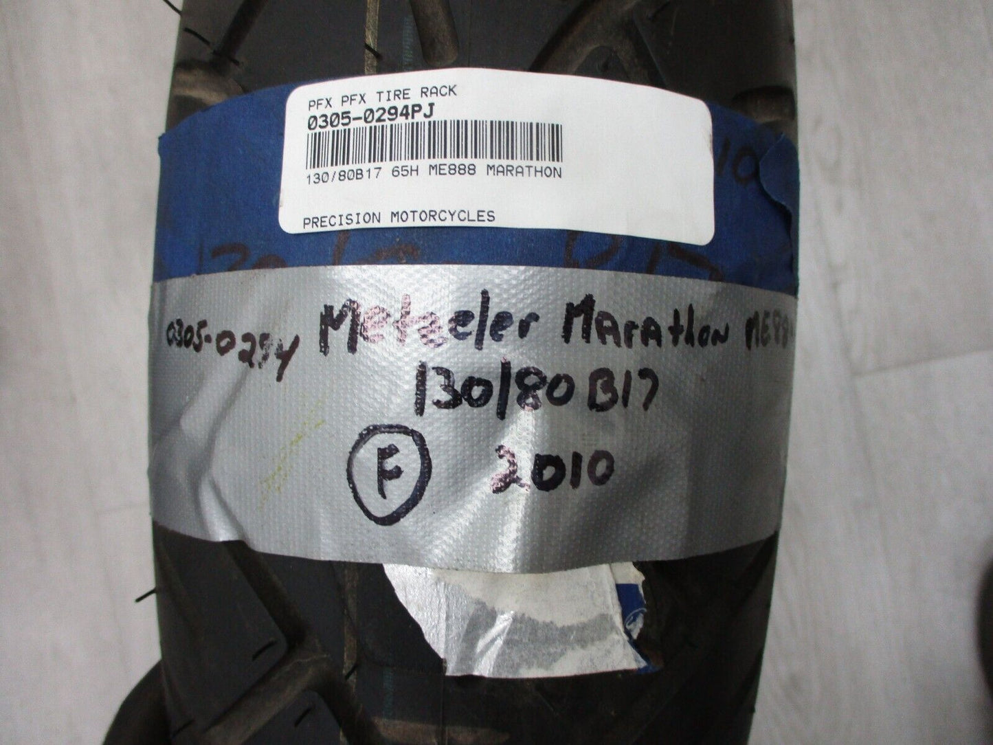 USED Rear Tire Metzeler Marathon ME888 130/80B17 0305-0294PJ (2010 Y)