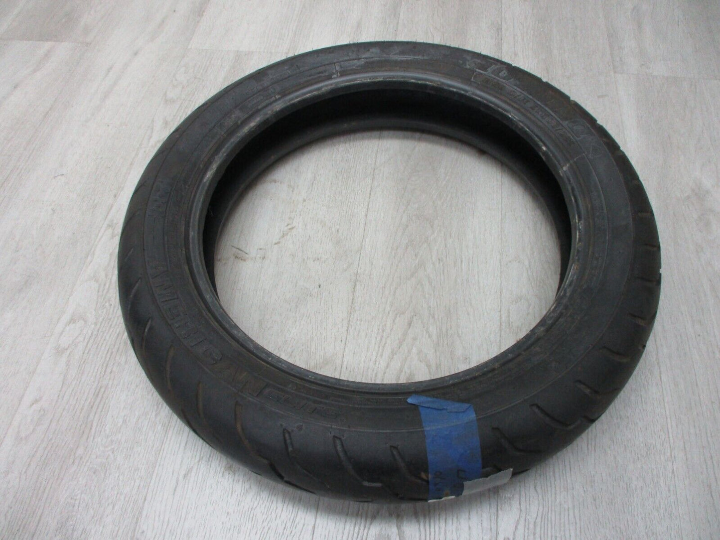 USED DUNLOP AMERICAN ELITE 65H FRONT TIRE 130/80B17 MOTORCYCLE (2010Y)