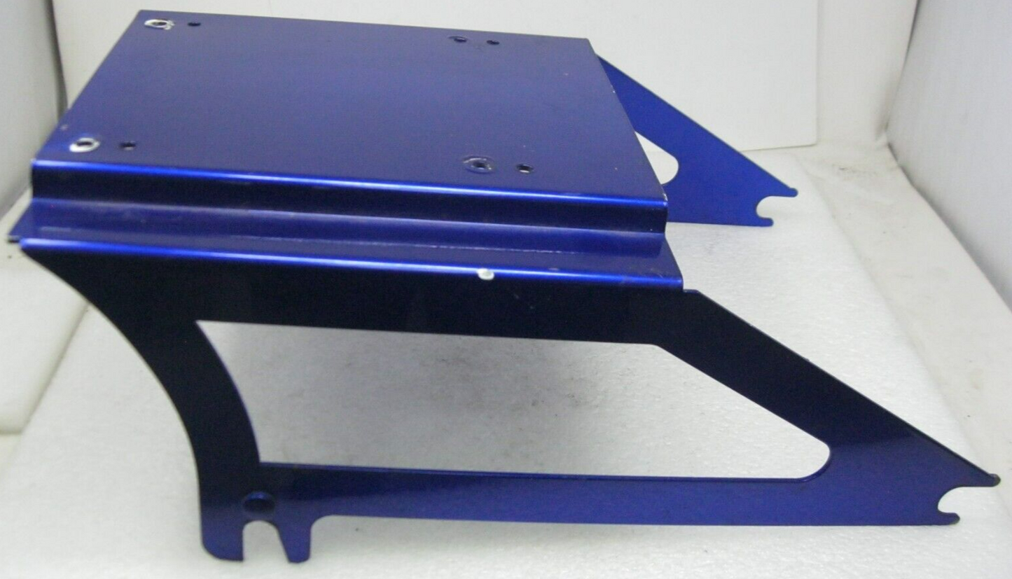 Blue Unbranded Unknown Fitment Motorcycle Luggage Rack